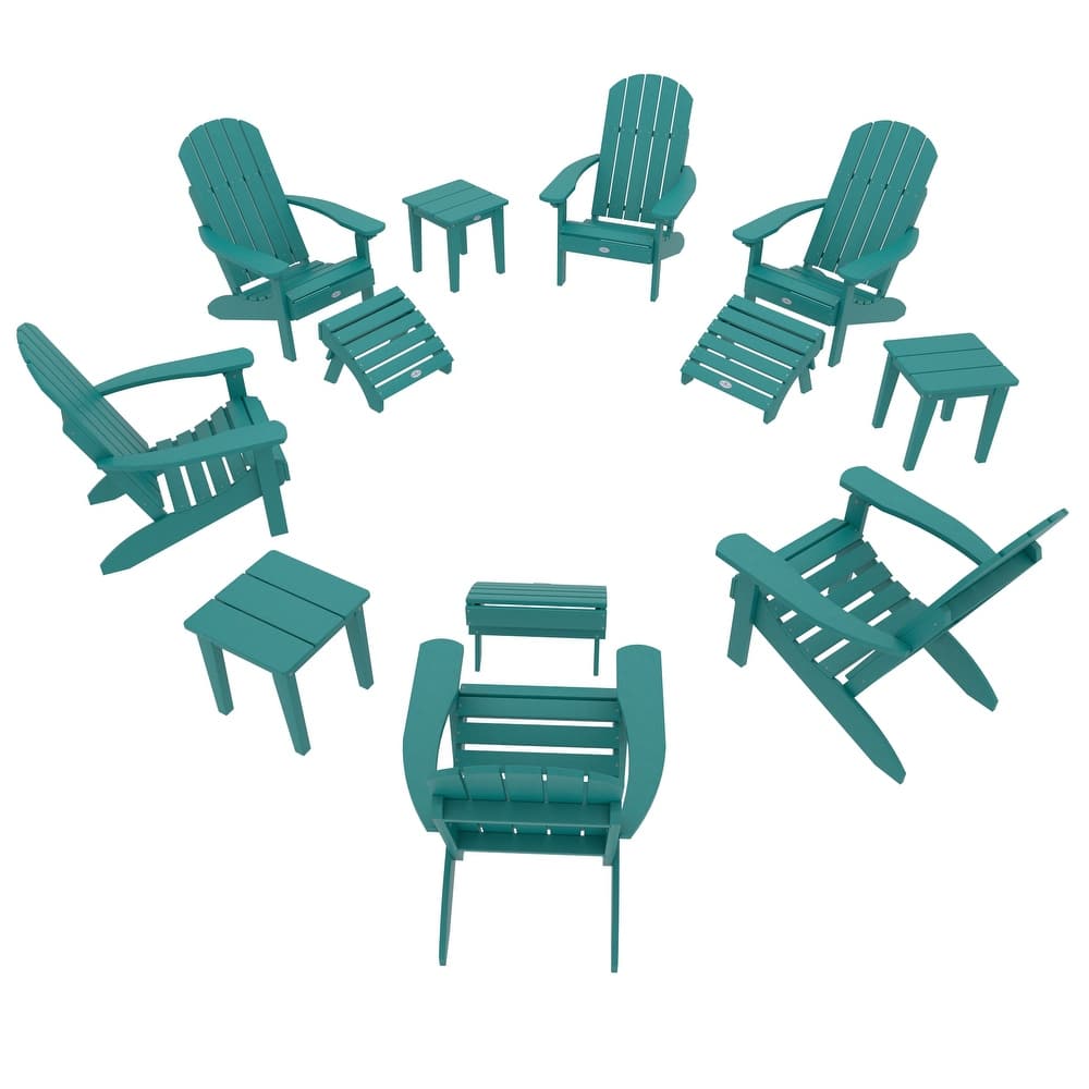 BAHIA VERDE OUTDOORS 12-Piece Adirondack Conversation Set