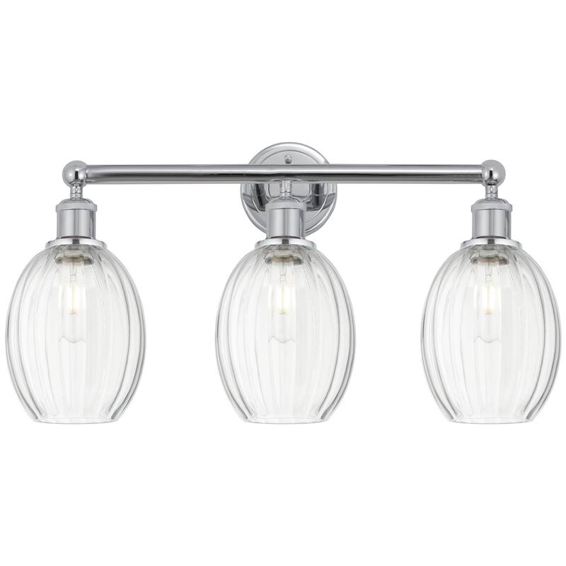 Innovations Lighting 616-3W-13-25 Preston Vanity Preston 3 Light 25" - Polished Chrome / Clear