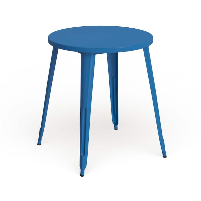 30'' Round Metal Indoor-Outdoor Table - 30"W x 30"D x 29.5"H