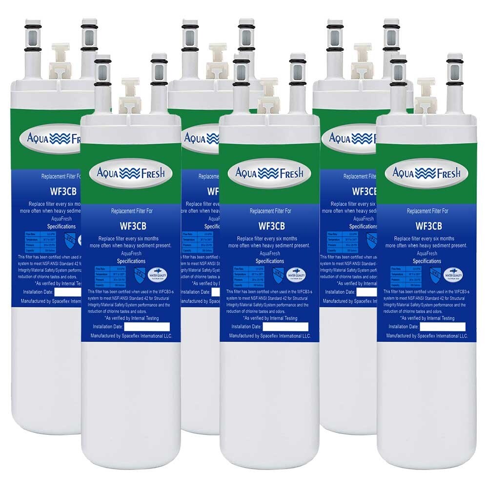 Aqua Fresh Replacement For Frigidaire Wf3cb Puresource3 Ultrawf Refrigerator Water Filter 6 Pack White Full Overstock 30747213