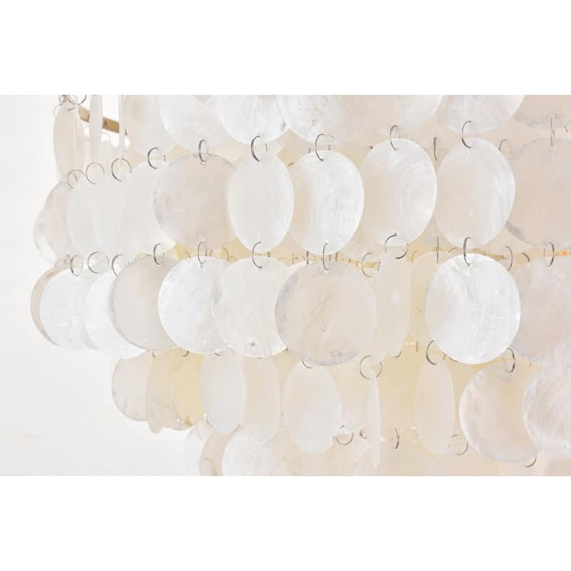 Selene 6 light Brass Pendant