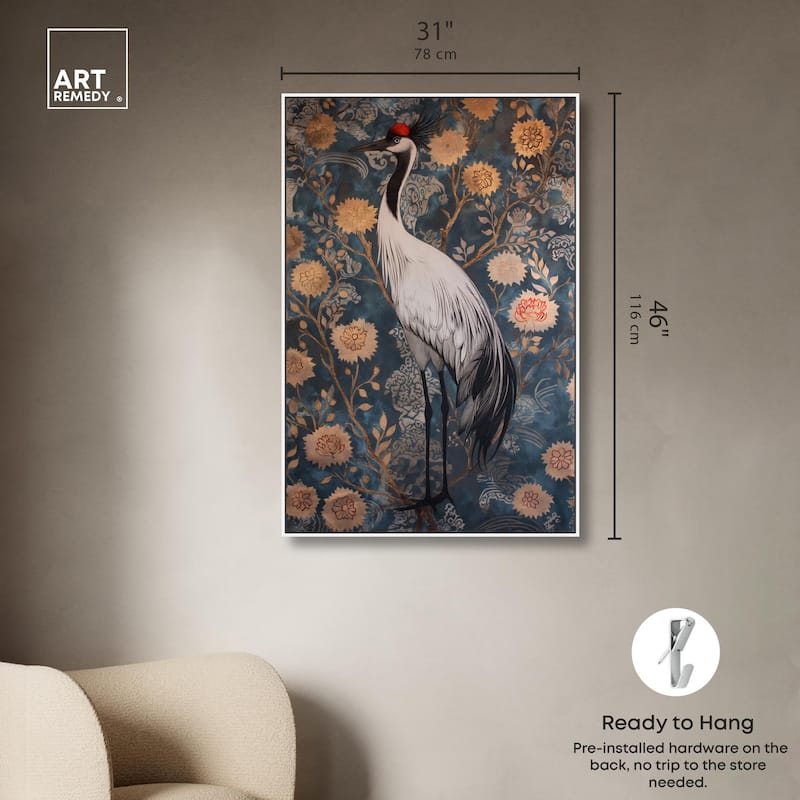 Botanical Bird II Canvas by Art Remedy