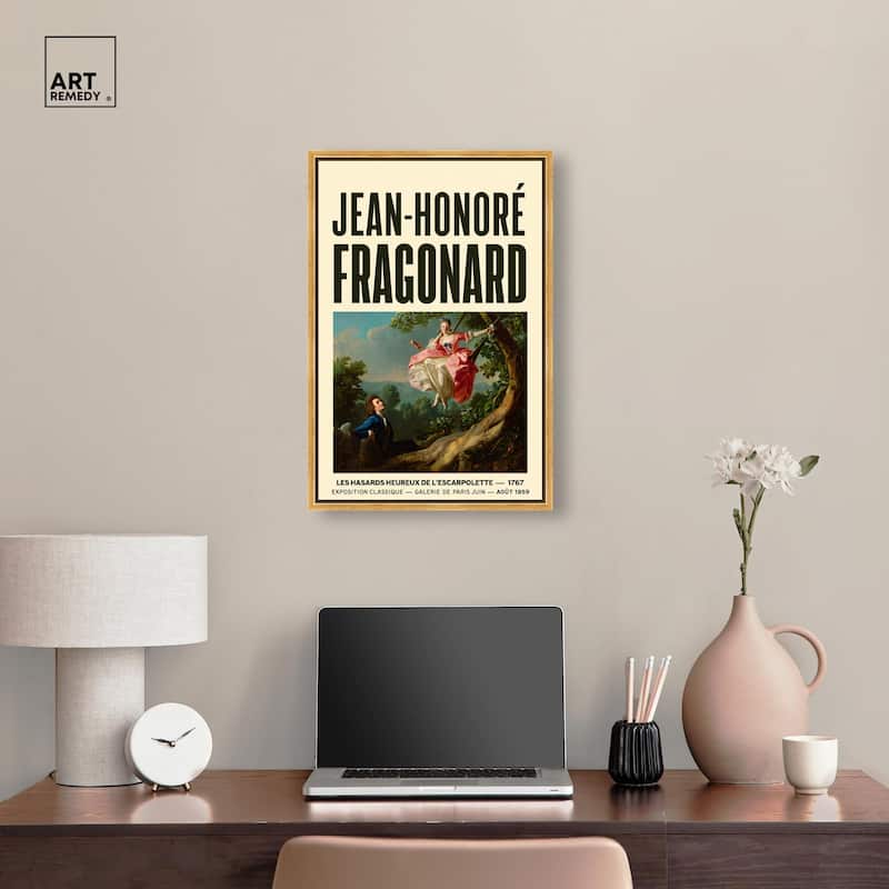 Fragonard's Swing Canvas by Art Remedy