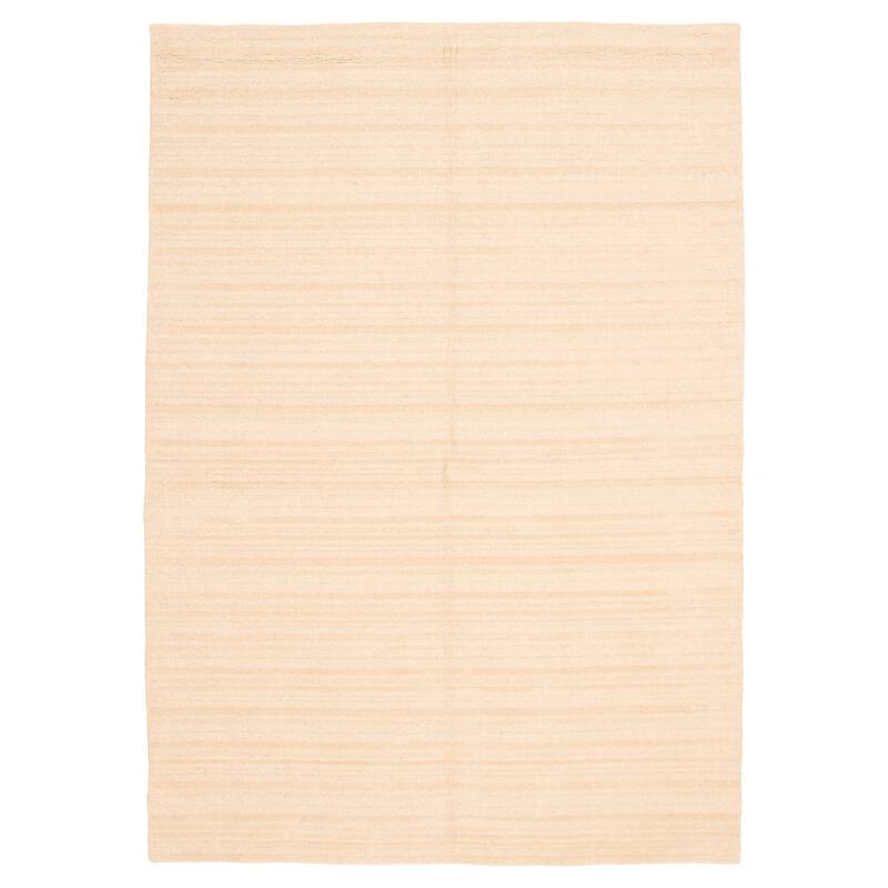 Kashkuli Gabbeh Cream Rug 6'7" x 9'4" - 6'7 x 9'4 - Cream - 6'7 x 9'4