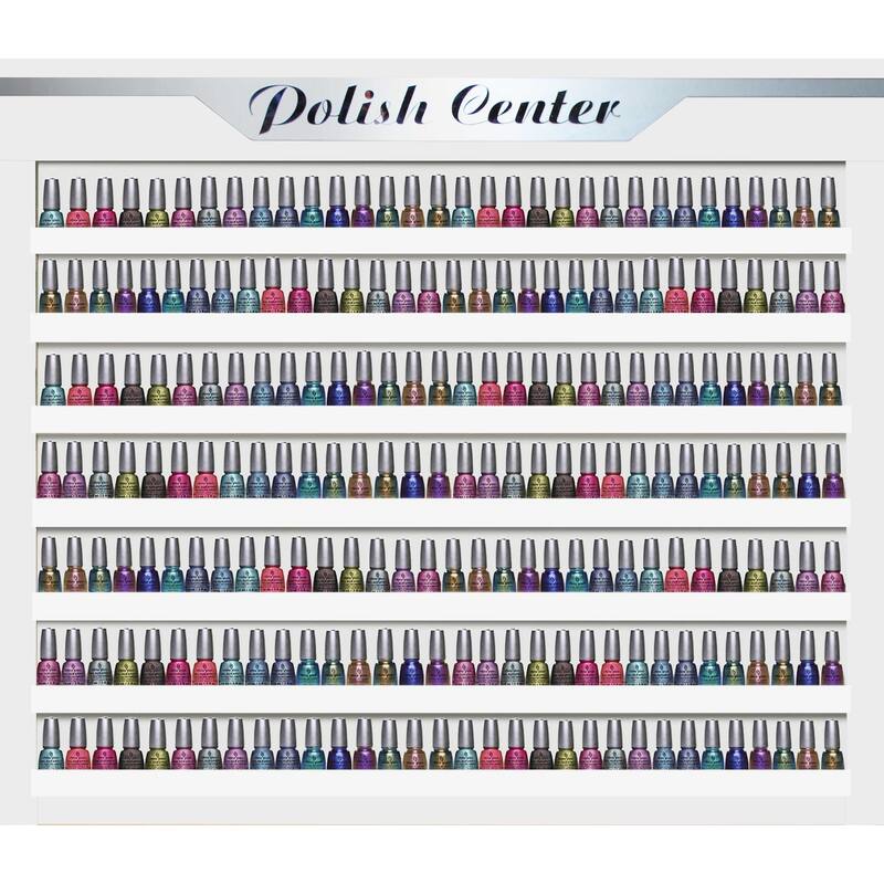 Sonoma Nail Polish Wall Rack, Holds up to 220 Nail Polish Bottles, White - 38" x 43"