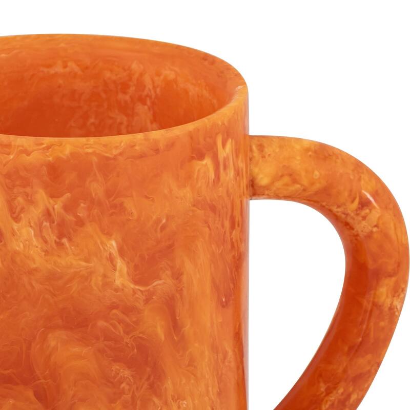 Orange Resin Pitcher