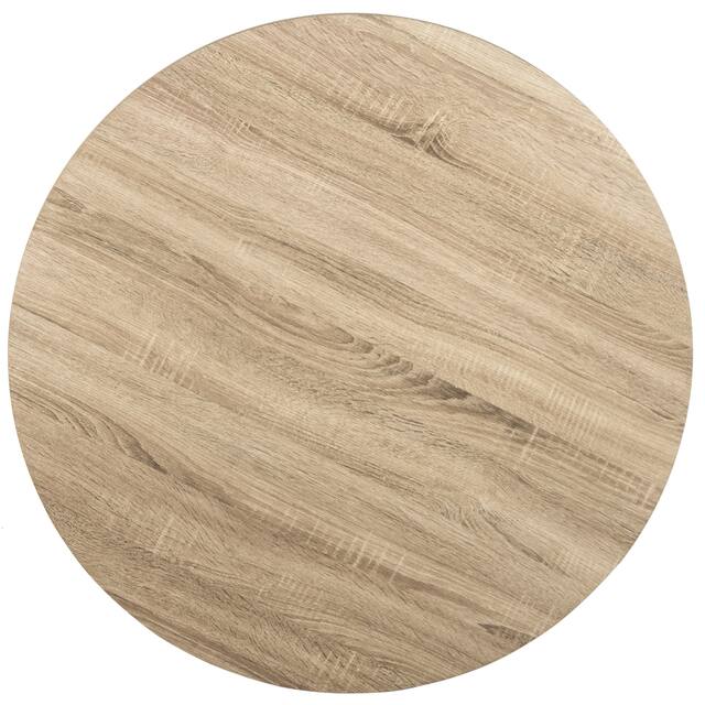 SAFAVIEH Mansel Light Grey / Black Coffee Table - 35.4" x 35.4" x 12.6"
