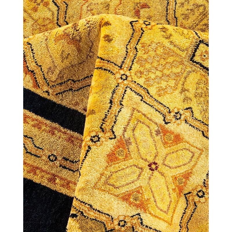 Overton Hand Knotted Wool Vintage Inspired Traditional Ottoman Multi Area Rug - 8' 2" x 10' 2"