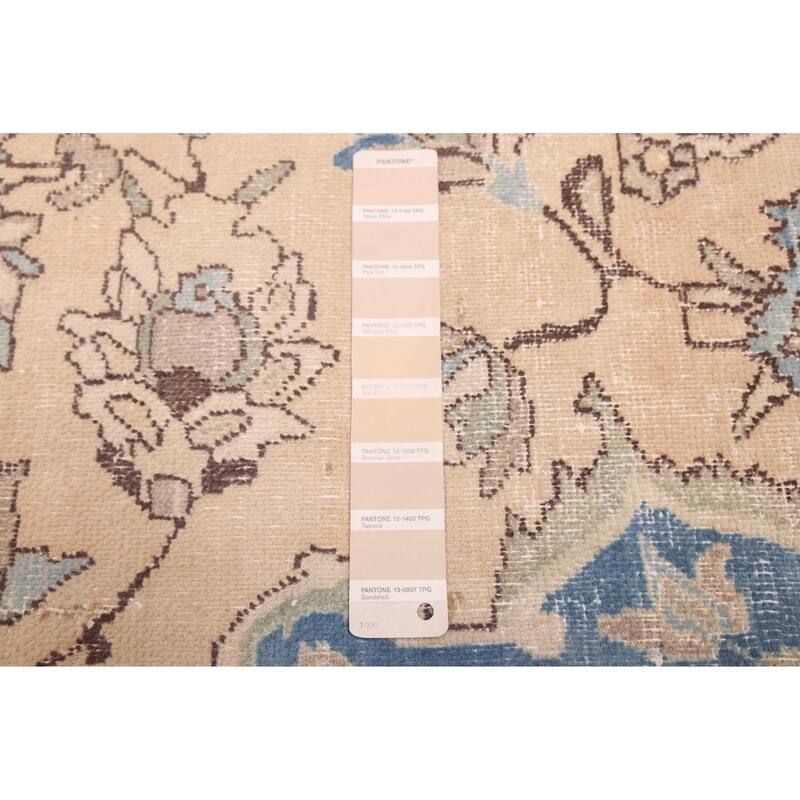 ECARPETGALLERY Hand-knotted Antalya Vintage Beige Wool Rug - 6'7 x 10'10