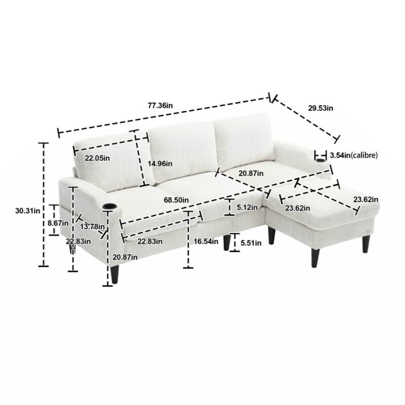 storage sofa /Living room sofa cozy sectional sofa