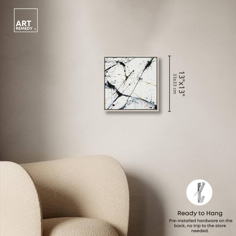 Splintered Impact I Canvas by Art Remedy