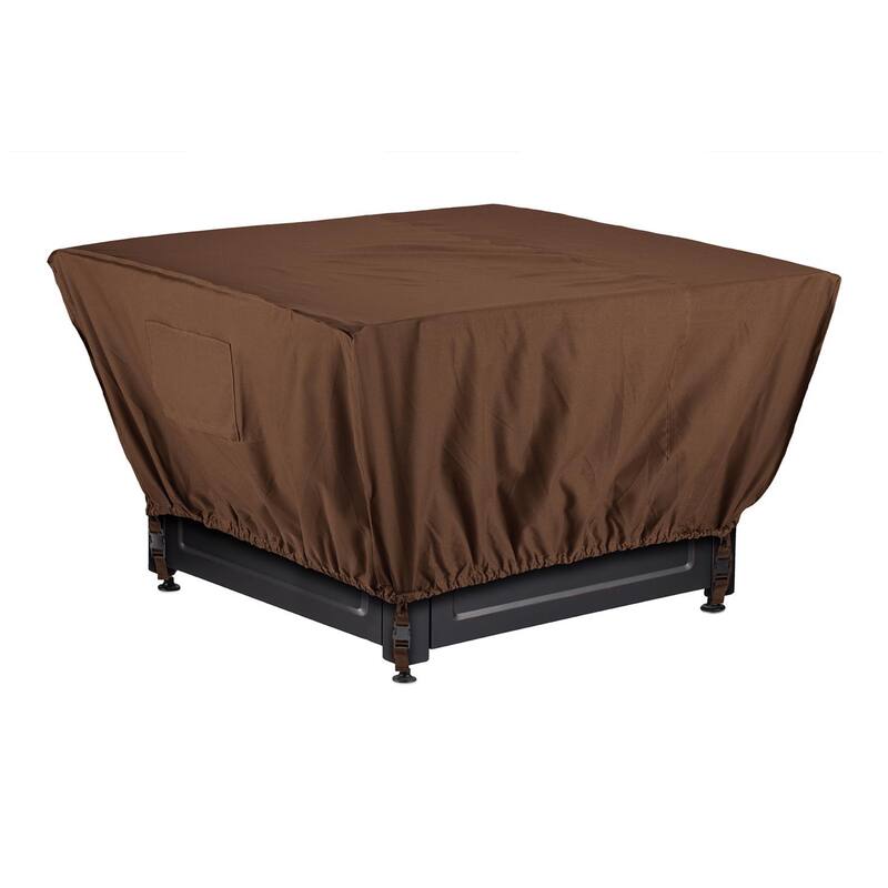 Living Accents Rectangular Polyester Fire Pit Cover