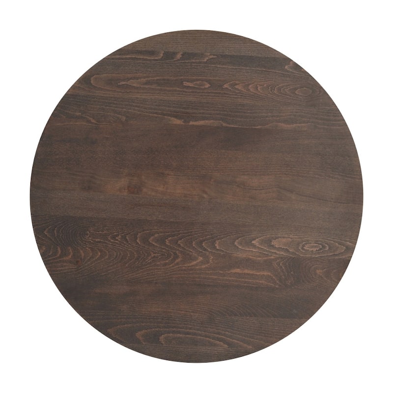 Commercial Solid Wood Tabletop with Support Bars for Indoor Use - 30"W x 30"D x 1.5"H