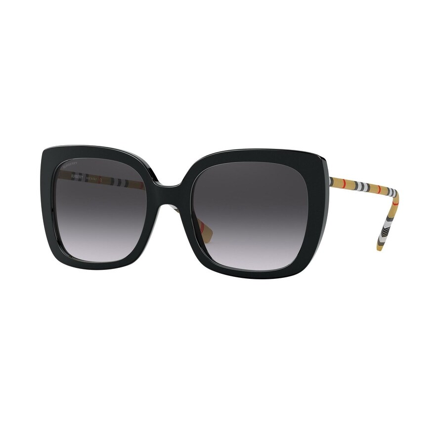 Burberry BE4323 38538G 54 Black Woman Square Sunglasses