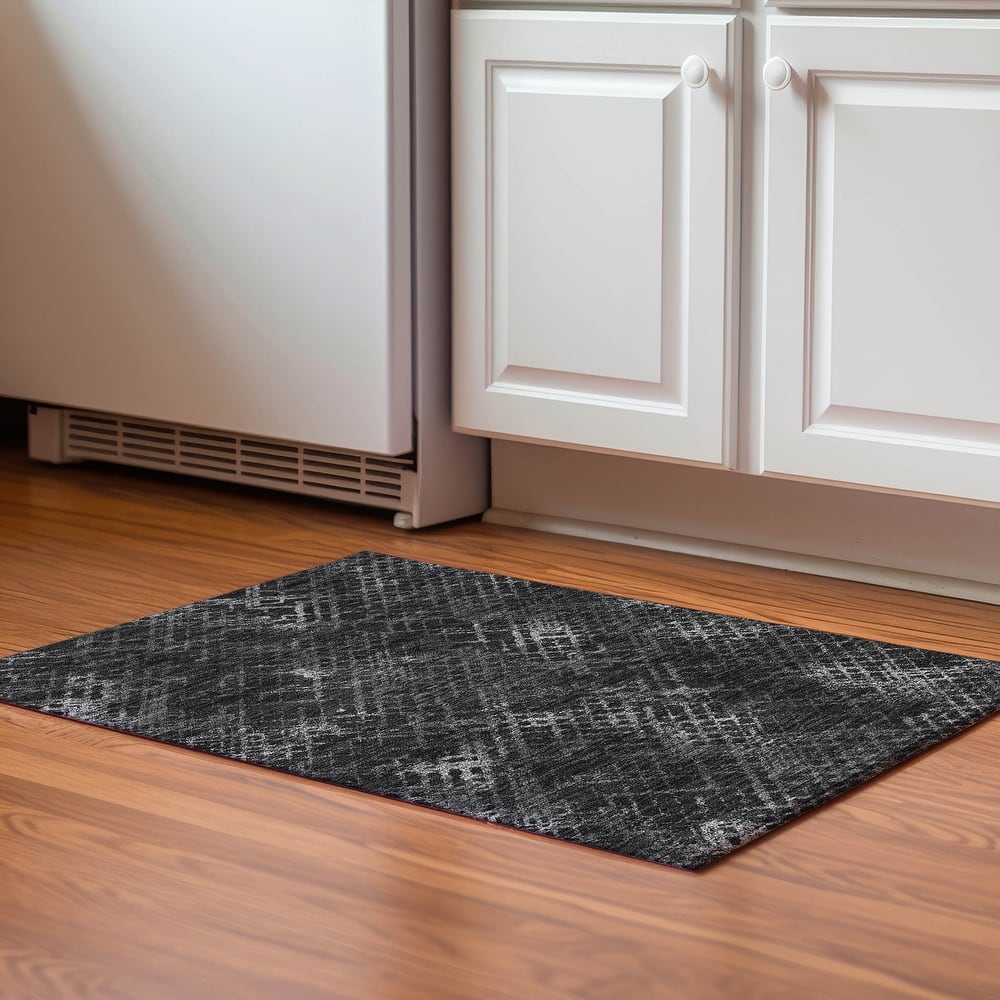Premium Washable Super Soft Modern Trellis Mayfield Rug