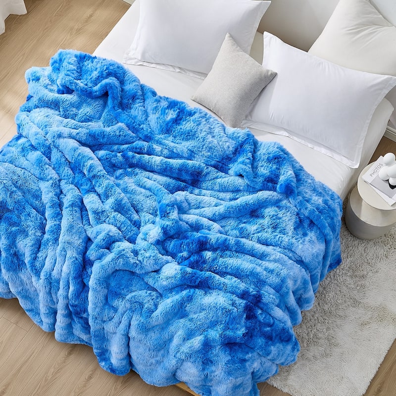 Snowball® Chunky Bunny - Coma Inducer® Blanket - Cloudy Day Blue