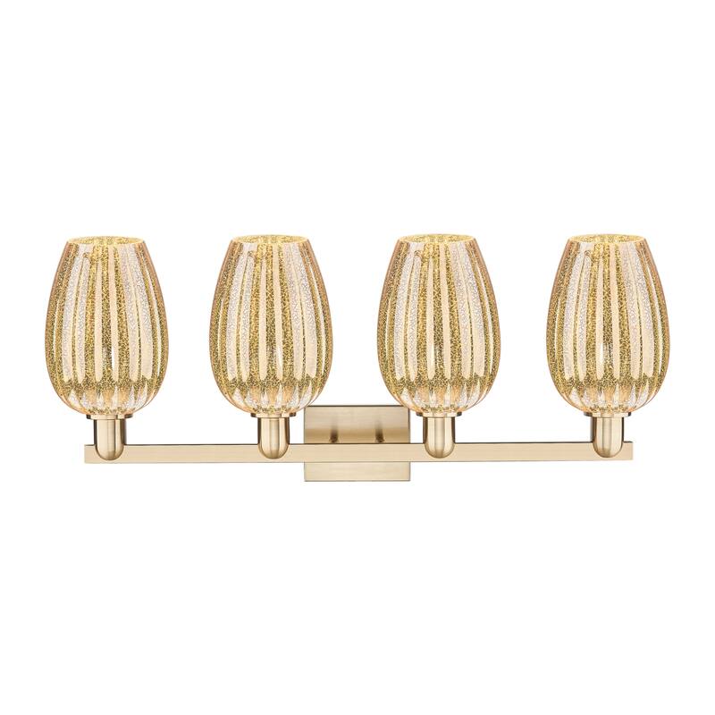 Innovations Lighting Downtown Urban - Preston - 4 Light 36" Flute Shade Bath Vanity Light