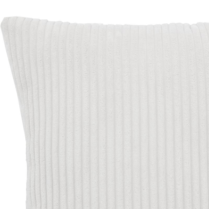 Set of 2 Modern Decorative Soft Corduroy Throw Pillows