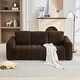 preview thumbnail 25 of 63, Cloud Sofa Corduroy Deep Seat Couch Oversized Compression Loveseat Sofa
