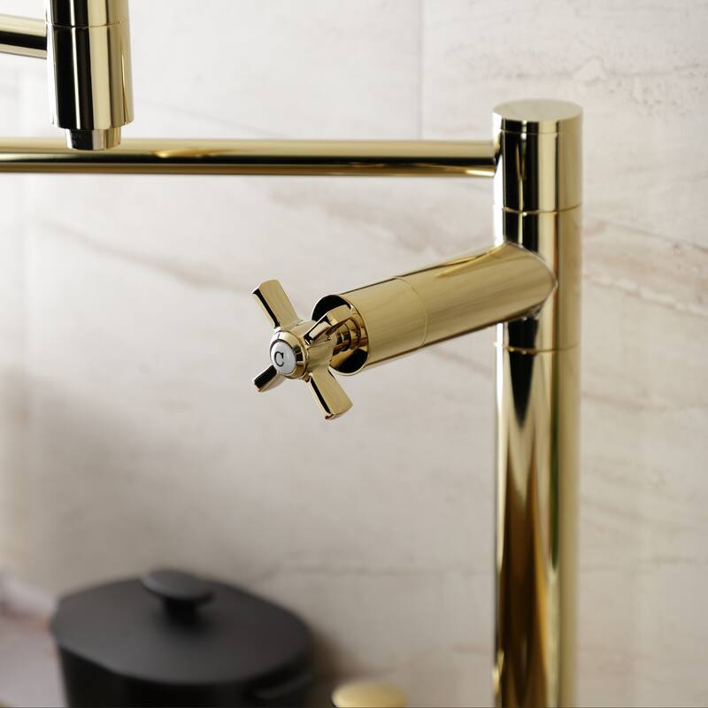 Millennium Two-Handle 1-Hole Deck Mount Pot Filler Faucet
