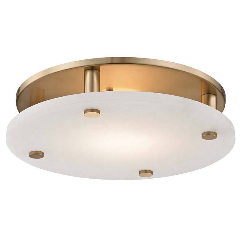 Hudson Valley Lighting Croton Single Light 15" Wide Integrated LED - Aged Brass