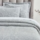 preview thumbnail 28 of 30, Superior Hibiscus Cotton Matelasse Woven Bedspread and Sham Set Grey - California King