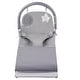 preview thumbnail 4 of 8, Light Grey Adjustable Baby Bouncer Seat with Toy Bar and 2 Recline Angles Foldable Rocker with Harness