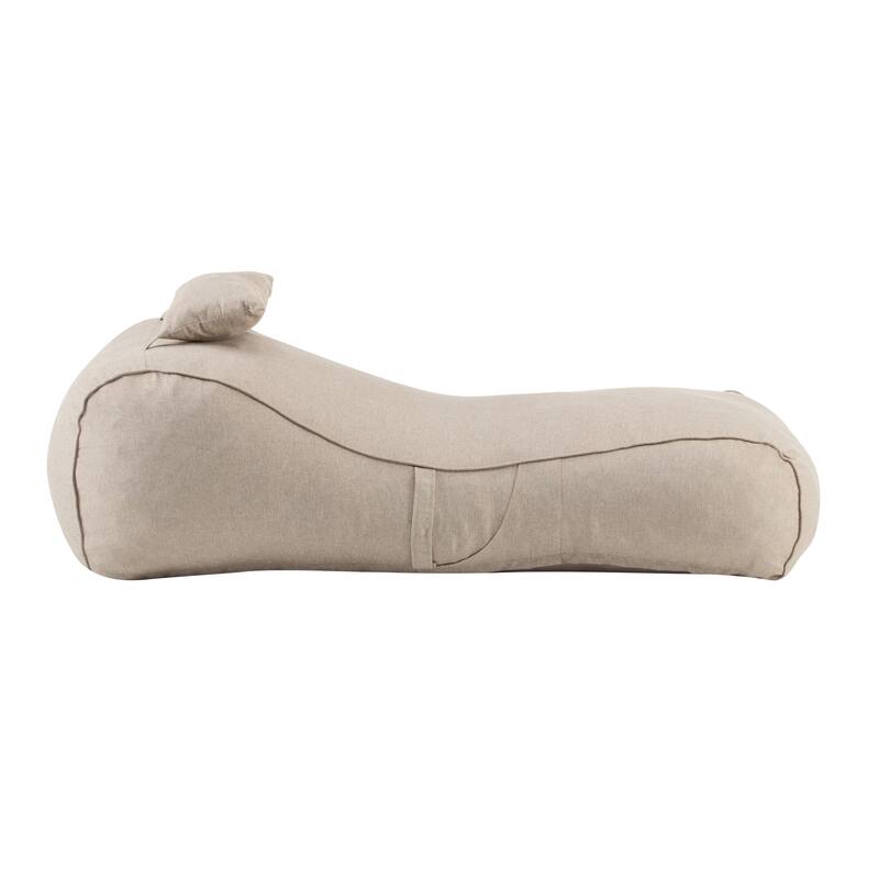 Christopher Knight Home- Fiano Fabric Outdoor Bean Bag Lounge Chair