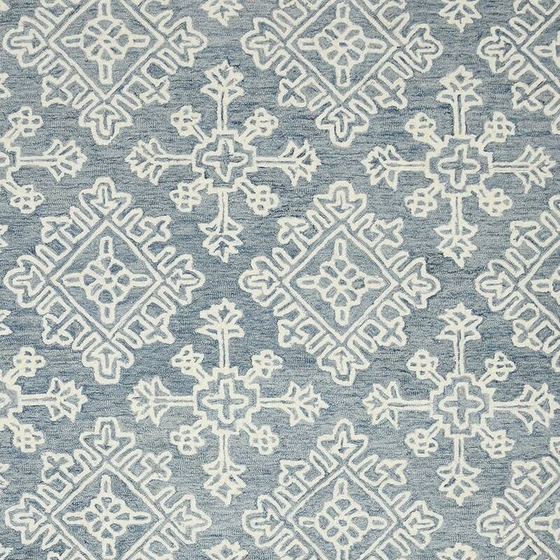 HomeRoots Geometric Transitional Rectangle Area Rug - 132.00 in. x 96.00 in. x 0.40 in.