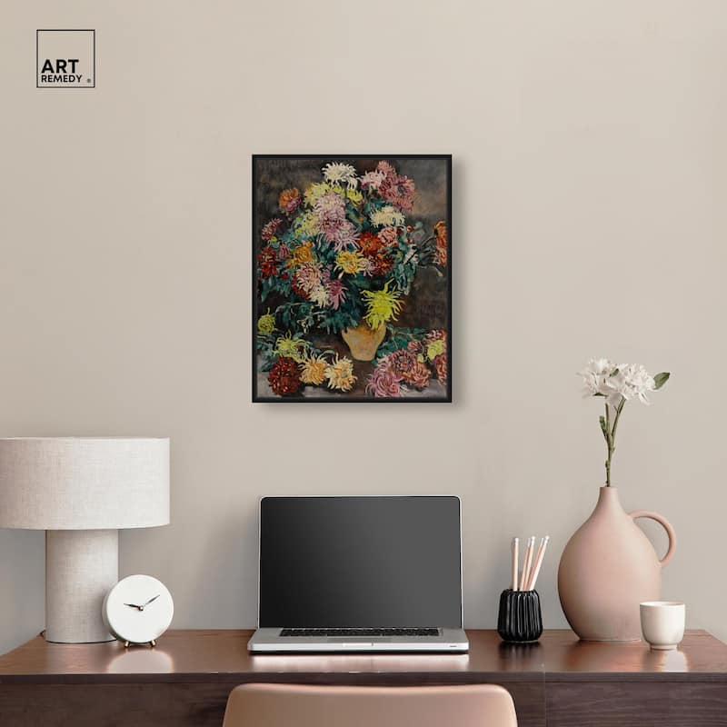 Louis Valtat Dahlias Canvas by Art Remedy