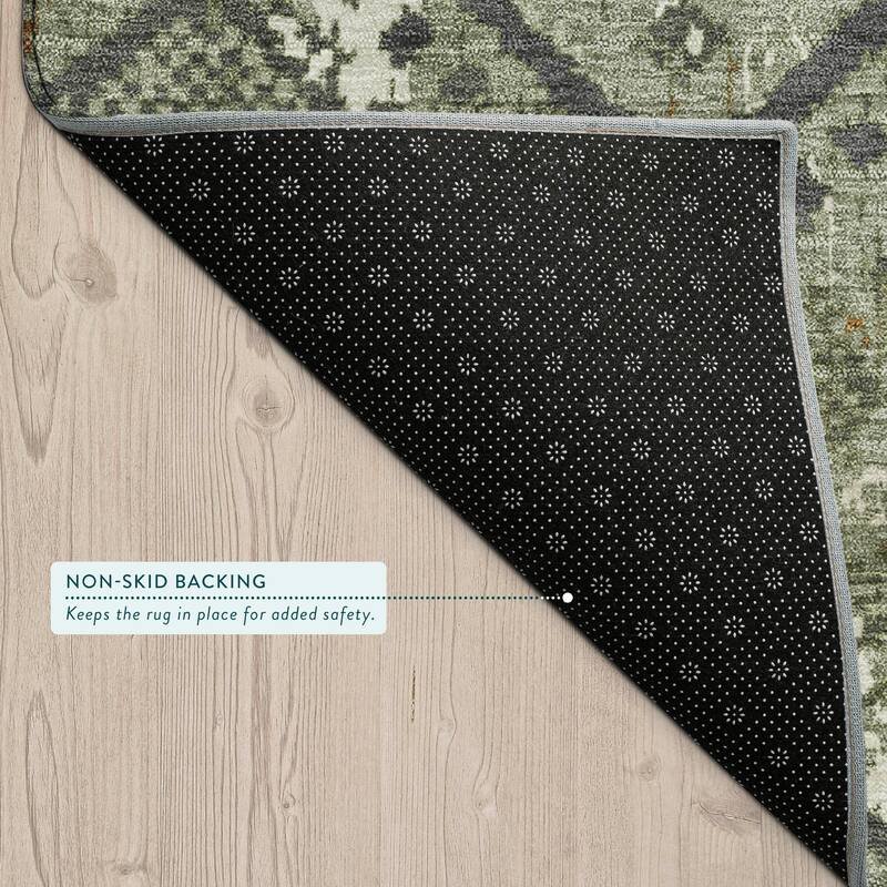 Machine Washable Indoor/ Outdoor Global Andes Chantille Rug