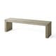 preview thumbnail 5 of 11, Pannell Farmhouse Acacia Wood Dining Bench by Christopher Knight Home