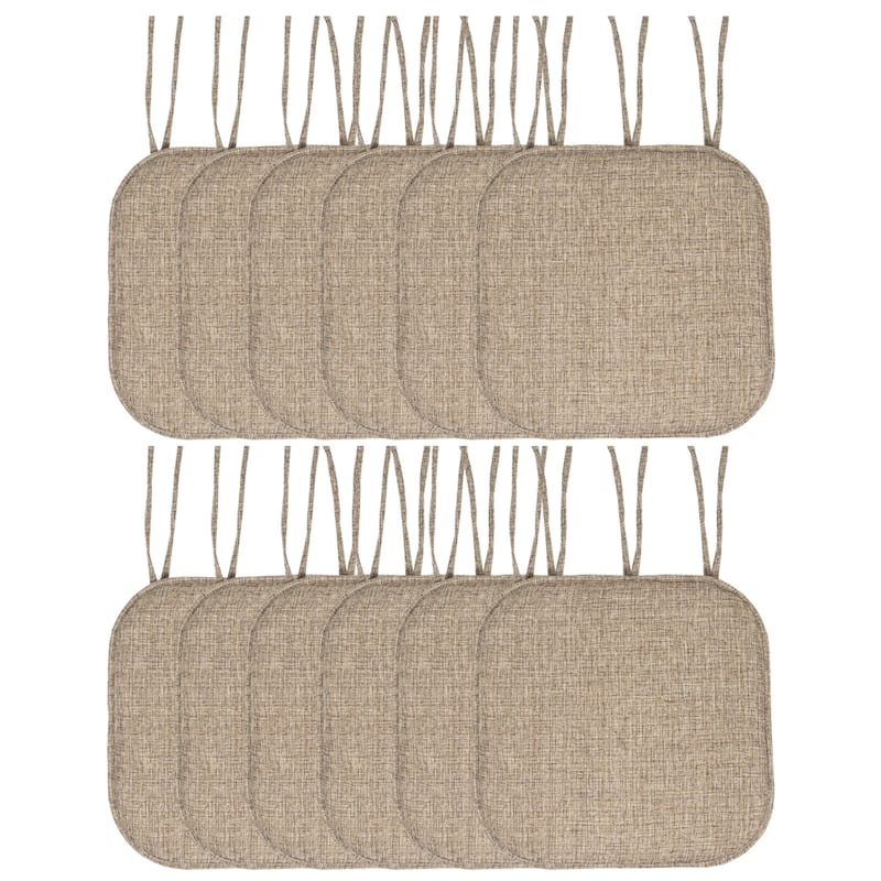 Aria Memory Foam Non-Slip Chair Pad with Ties