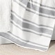 preview thumbnail 2 of 3, Lush Decor Baby Farmhouse Stripe Soft Sherpa Blanket - 40" x 30"
