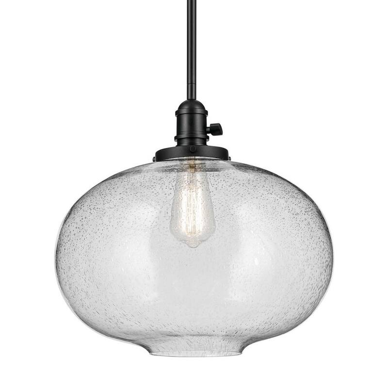 Kichler 43911 Avery 15" Wide Pendant - Black
