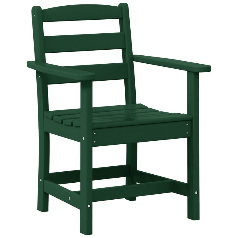 Shoreside Patio Dining Arm Chair - Dark Green