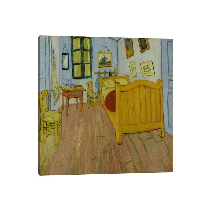 iCanvas "Bedroom In Arles, First Version, October 1888 (van Gogh Museum)" by Vincent van Gogh Canvas Print
