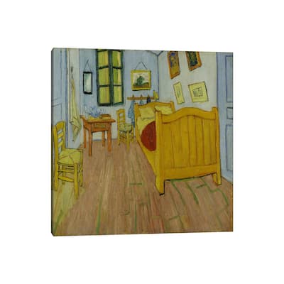 iCanvas "Bedroom In Arles, First Version, October 1888 (van Gogh Museum)" by Vincent van Gogh Canvas Print