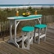 preview thumbnail 26 of 88, Shoreline Surfboard 3-Piece Bar Height Balcony Set