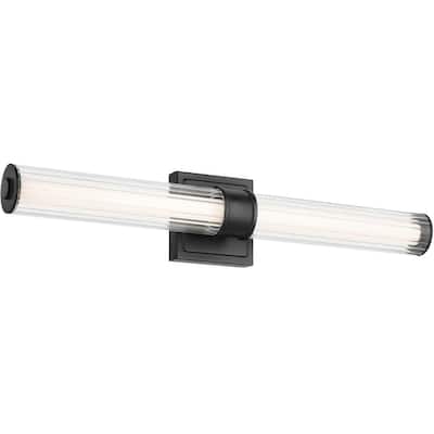 Kichler 55196LED Laurene 2 Light 27" Wide LED Vanity Light with Clear