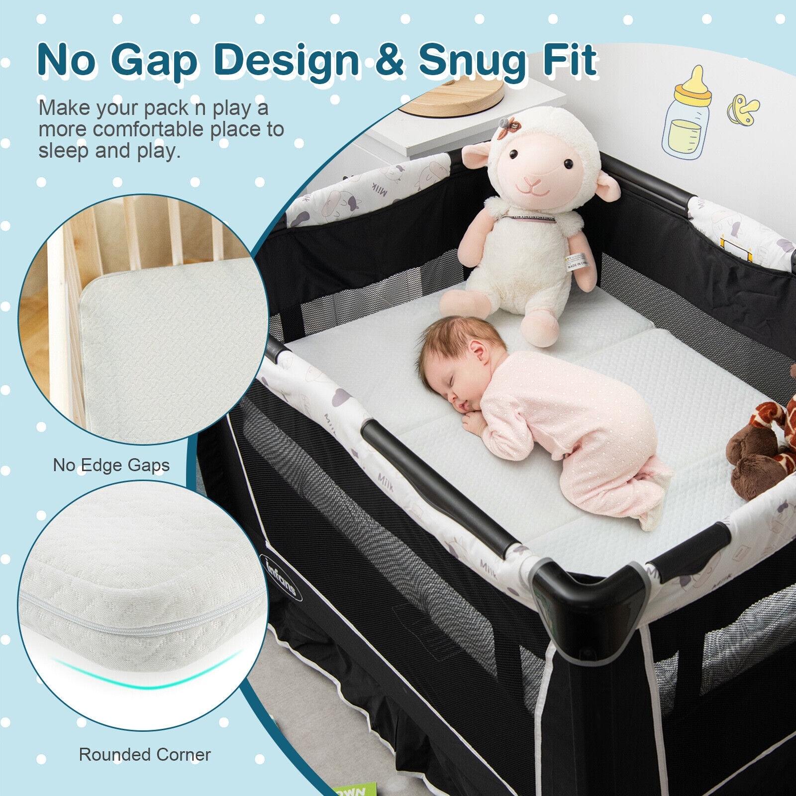 Folding pack n play mattress new arrivals