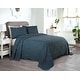 preview thumbnail 47 of 54, Superior Aspen Jacquard Floral Scalloped Edges Cotton Blend Bedspread Set