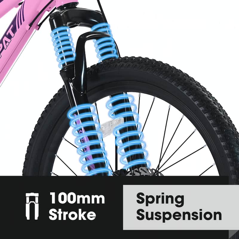 26 inch Mountain Bike, Shimano 21 Speeds with Dual Disc Brakes