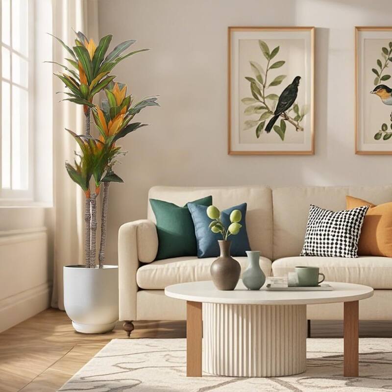 Artificial Realistic Fake Dracaena Tree for Home Office Patio Decor