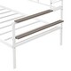 preview thumbnail 28 of 54, Roomfitters Twin/ Full Size Metal Daybed with Movable Desk, Metal Grid Design, Functional Shelves and Hanging Rack
