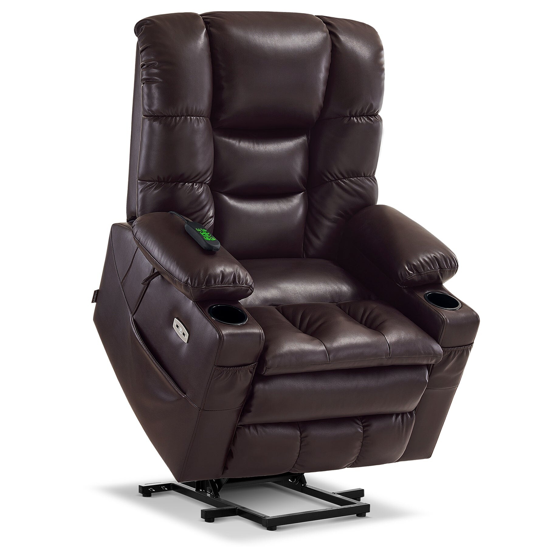 MCombo Large Dual Motor Power Lift Recliner Chair with Massage and