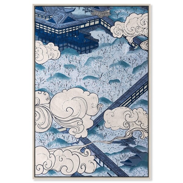 Imperial Blue Dynasty Canvas Retro Japanese Art Prints by Art
