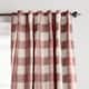 The Gray Barn Holly Buffalo Check Blackout Window Single Curtain Panel