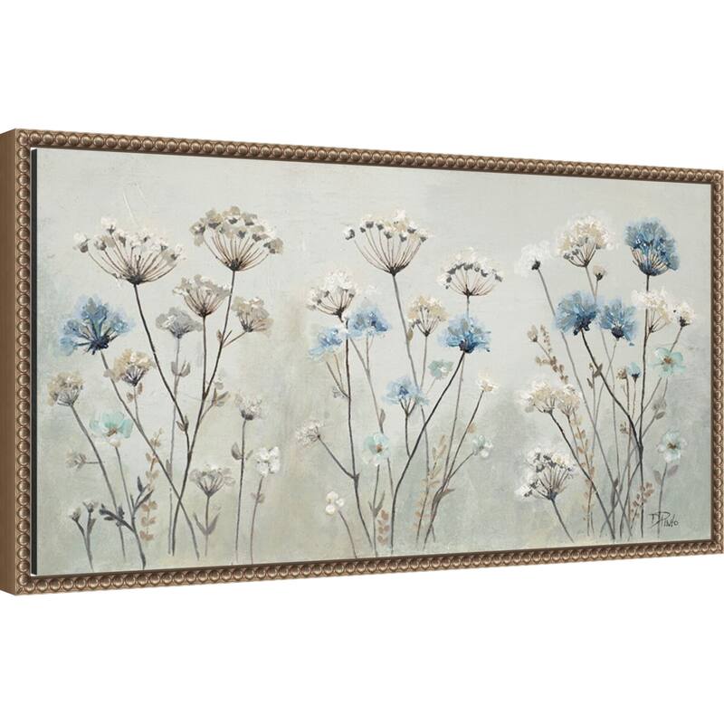 Jardin Azul Array by Patricia Pinto Framed Canvas Wall Art Print
