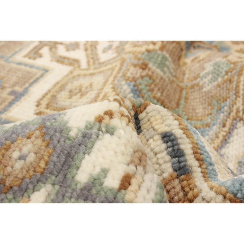 ECARPETGALLERY Hand-knotted Jules Serapi Beige Wool Rug - 5'2 x 7'11